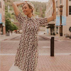 Jessica Robertson by Roolee floral knee length dress